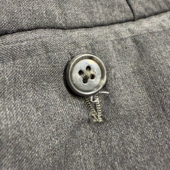 NWT Jack Victor Riviera Loro Piana Dress Pants 130s Wool Trousers Grey 56x28 - Picture 10 of 10